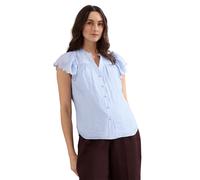 Phase Eight Aleasha Blue Button Blouse BLUE SIZE 10