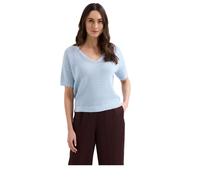 Phase Eight Amira Scallop Edge Textured Jumper BLUE EXTRA SMALL
