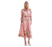 Phase Eight Anabella Floral Shirt Dress Standard PALE PINK SIZE 10