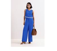 Phase Eight Aubrey Double Layer Jumpsuit BLUE SIZE 14