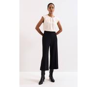 Phase Eight Aubrielle Clean Crepe Culotte In Black Black 12