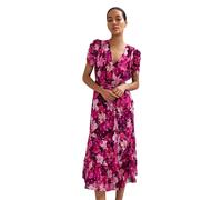 Phase Eight Azalea Shimmer Pink Floral Dress PINK MULTI SIZE 6