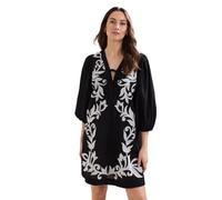 Phase Eight Bettie Monochrome Print Button Shirt Dress BLACK WHITE SIZE 14
