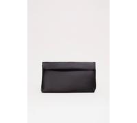Phase Eight Black Satin Rollover Clutch In True Black True Black One Size