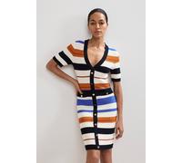 Phase Eight Bridget Stripe Crochet Dress In Pink Pink 12