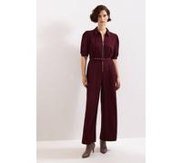 Phase Eight Women's Candice Jumpsuit in Wine | Size: 16 Phase Eight Wine 16