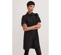 Phase Eight Women's Candice Scallop Detail Shirt Dress in Black | Size: 18 Phase Eight Black 18