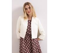 Phase Eight Catherine Collarless Jacket In Ivory Ivory 26
