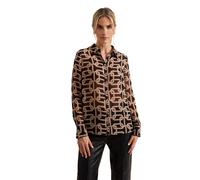 Phase Eight Cora Chain Print Shirt BLACK SIZE 10