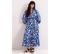 Phase Eight Coralie Floral Print Shirt Dress In Cobalt Cobalt 8