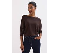 Phase Eight Cristine Knit Jumper In Dark Brown Dark Brown S