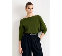 Phase Eight Women's Cristine Knit Jumper in Dark Olive | Size: Small