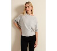 Phase Eight Women's Cristine Slash Neck Knit Jumper in Light Grey | Size: Medium Phase Eight Light Grey M