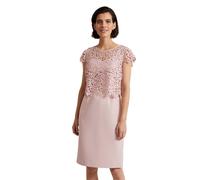 Phase Eight Daisy Lace Midi Dress In Pale Pink Pale Pink