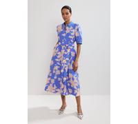 Phase Eight Delphine Floral Shirt Dress In Cobalt Cobalt 22