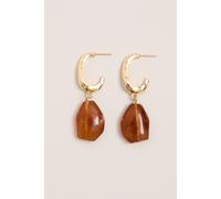 Phase Eight Women's Drop Stone Earrings in Brown Phase Eight Brown One Size