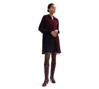 Phase Eight Ella Colourblock Pleat Swing Dress NAVY RED SIZE 10