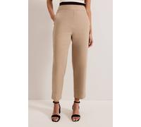 Phase Eight Women's Ellwood Neutral Textured Straight Trouser in Natural | Size: 12 Phase Eight Natural 12