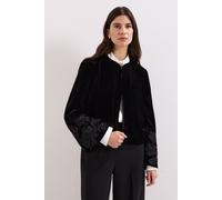 Phase Eight Eloise Velvet Jacket In Black Black 18
