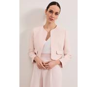 Phase Eight Emma Cropped Tailored Jacket In Baby Pink Baby Pink 18