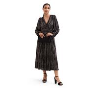 Phase Eight Emre Stripe Midi Dress Petite BLACK MULTI SIZE 10