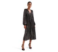 Phase Eight Emre Stripe Midi Dress Standard BLACK MULTI SIZE 10