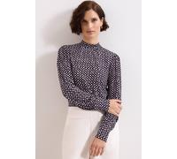 Phase Eight Esme High Neck Printed Top In Purple Purple 14