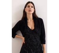 Phase Eight Fay Fluffy Bolero In True Black True Black 14