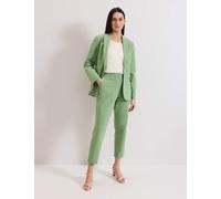 Phase Eight female Cotton Rich Tapered Ankle Grazer Trousers - 16REG - Green, Green