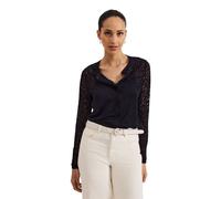 Phase Eight Fern Textured Burnout Top NAVY SIZE 12