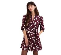 Phase Eight Women's Gaia Heart Dress in Maroon | Size: 14 Phase Eight Maroon 14