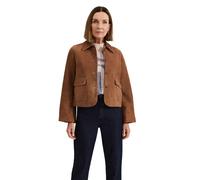 Phase Eight Indira Tan Genuine Leather Suede Button Up Jacket TAN SIZE 10