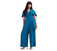 Phase Eight Julissa V-Neck Jumpsuit In Turquoise Turquoise