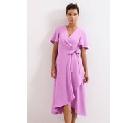 Phase Eight Women's Julissa Wrap Midi Dress in Lilac | Size: 26 Phase Eight Lilac 26
