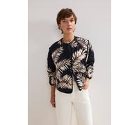 Phase Eight Women's Kharis Quilted Print Reversible Jacket in Midnight | Size: Small Phase Eight Midnight S