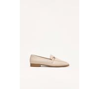 Phase Eight Women's Leather Loafers in Light Beige | Size: 8