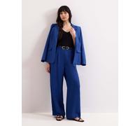 Phase Eight Linen Rich Wide Leg Trousers Cobalt