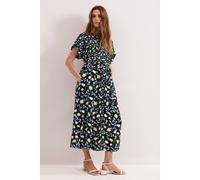 Phase Eight Luisa Floral Dress In Black Black 26