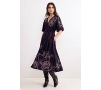 Phase Eight Women's Mabel Print Dress in Aubergine | Size: 8