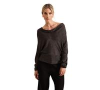 Phase Eight Malti Metallic Knit Top GUNMETAL EXTRA SMALL