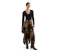 Phase Eight Jenifer Print Dress In Gold Gold 20