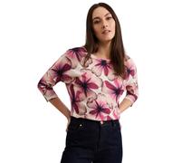 Phase Eight Nori Petal Printed Linen Jersey Top MULTI COLOURED SIZE 12