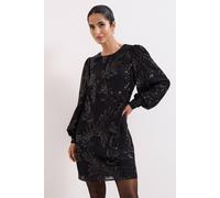 Phase Eight Women's Odette Sequin Dress in Black | Size: 18 Phase Eight Black 18