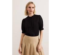Phase Eight Ottilie Linen Blouse In Black Black 8