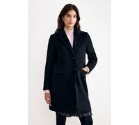 Phase Eight Women's Petite Lydia Coat in Black | Size: 10