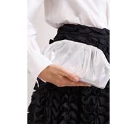 Phase Eight Pouch Clutch Bag In Metallic Silver Metallic Silver One Size