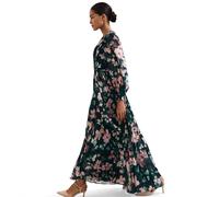 Phase Eight Womens Phase Eight Rosa Floral-Print Woven Maxi Dress Teal 8