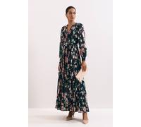 Phase Eight Women's Rosa V-Neck Floral Maxi Dress in Dark Navy | Size: 12 Phase Eight Dark Navy 12