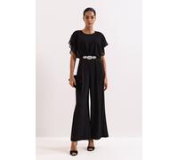 Phase Eight Velma Embellished Waist Jumpsuit In Black Black