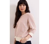Phase Eight Women's Angel 3/4 Sleeve Stripe Jumper in Cream | Size: Medium Phase Eight Cream M